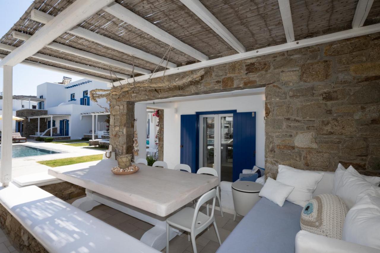 Blue, White And Grey Suites Ornos  Bagian luar foto