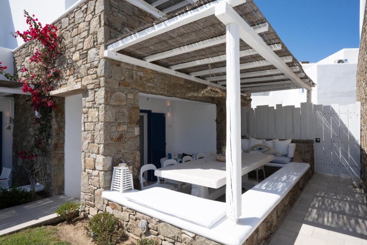 Blue, White And Grey Suites Ornos  Bagian luar foto