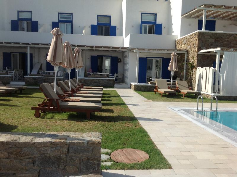 Blue, White And Grey Suites Ornos  Bagian luar foto
