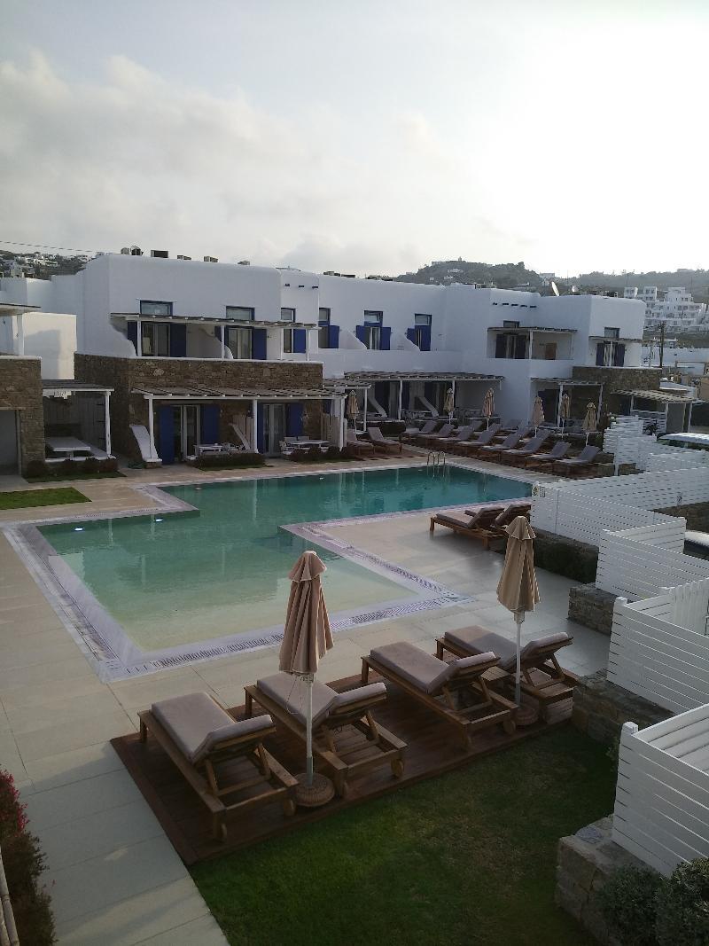 Blue, White And Grey Suites Ornos  Bagian luar foto